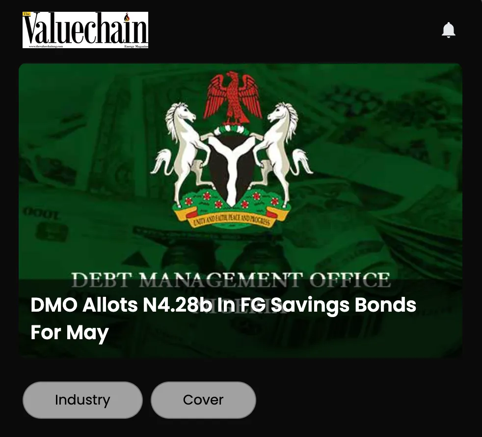 TheValueChain app interface